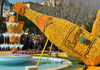 Фестиваль лимонов в Ментоне
