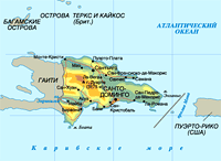 карта Доминиканской республики