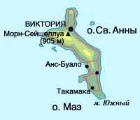 Карта Сейшел