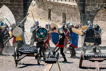 Рыцарский фестиваль в Генуэзской крепости