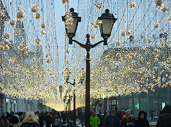 Москва, новогоднее оформление