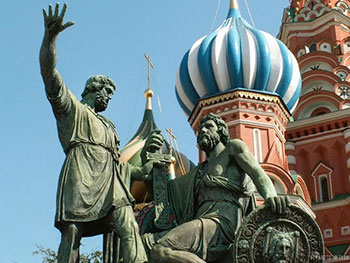 Москва, Красная площадь, памятник Минину и Пожарскому
