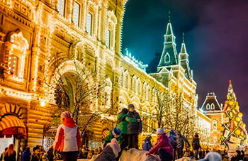 Москва. Путешествие в Рождество