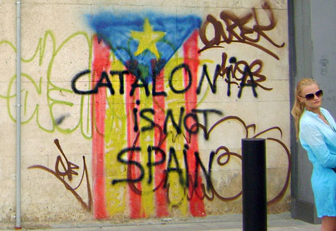 Массовые беспорядки в Каталонии