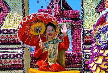 Фестиваль Цветов в Тайланде