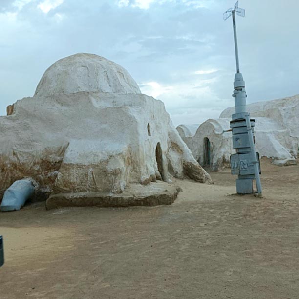 Тунис, Декорации к Звездным войнам в Сахаре